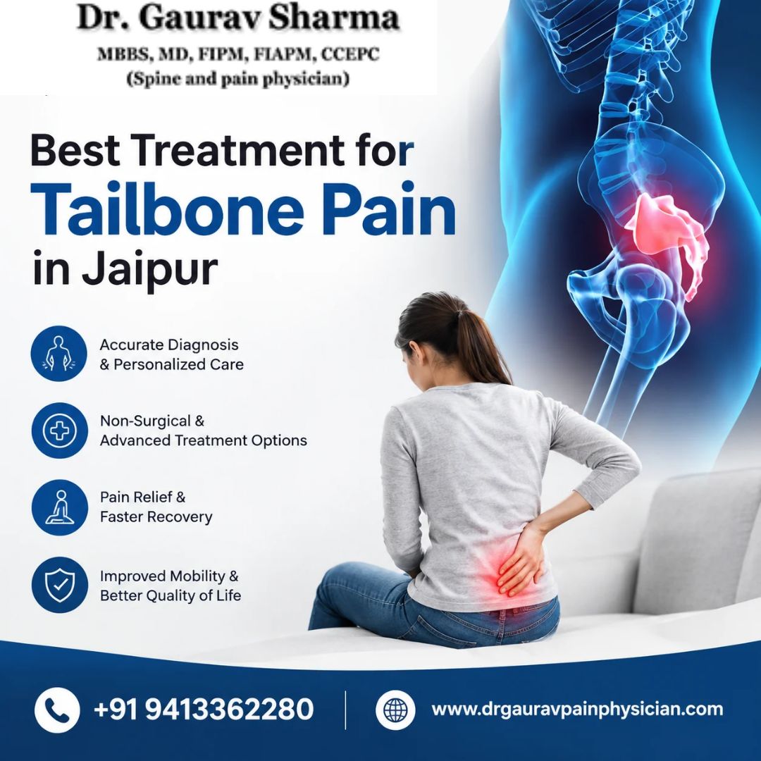  Best Treatment for Tailbone Pain in Jaipur