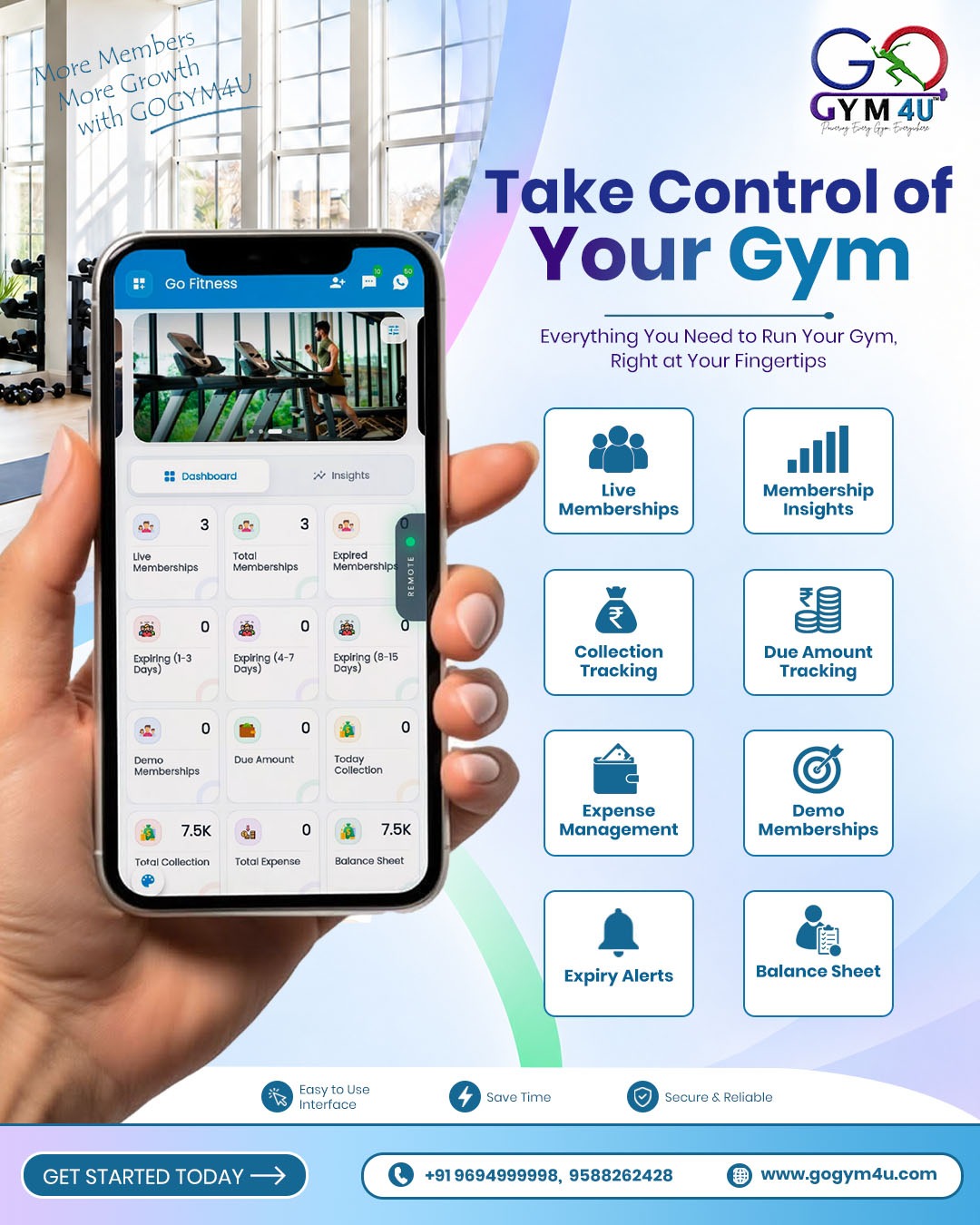  GoGym4U – Gym Membership Management App for Easy Billing