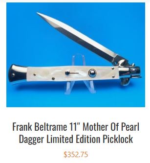  Find the extremely lightweight and compact Switchblade Knife available in two variants