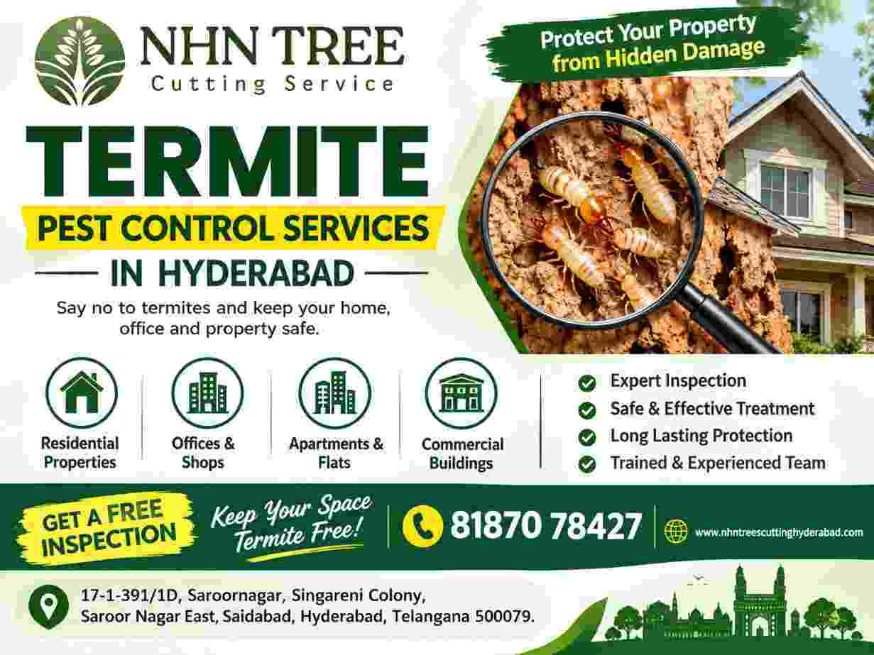  Termite Pest Control Services in Hyderabad