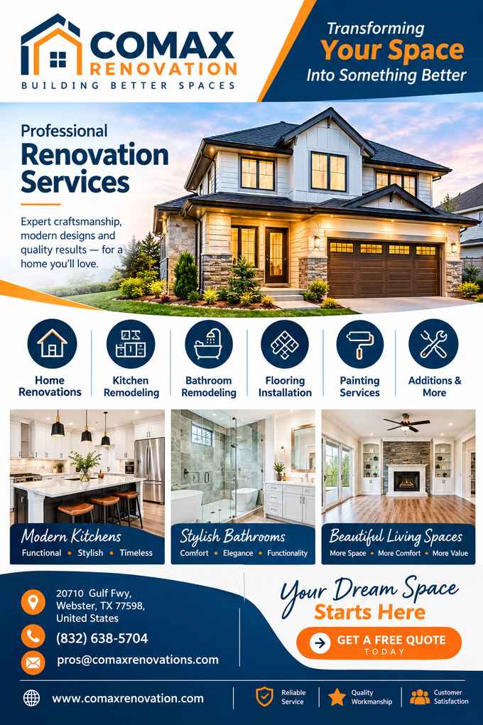  Kitchen Remodeling Contractors Near Webster, TX