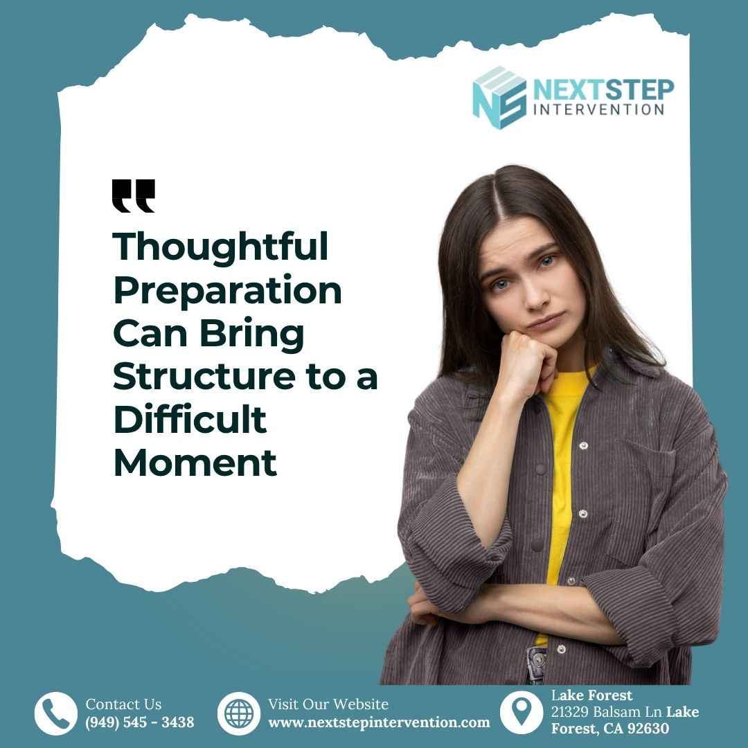  Thoughtful Preparation Can Bring Structure to a Difficult Moment