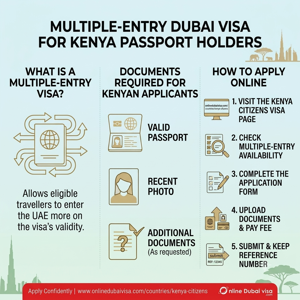  Multiple-Entry Dubai Visa for Kenya Passport Holders