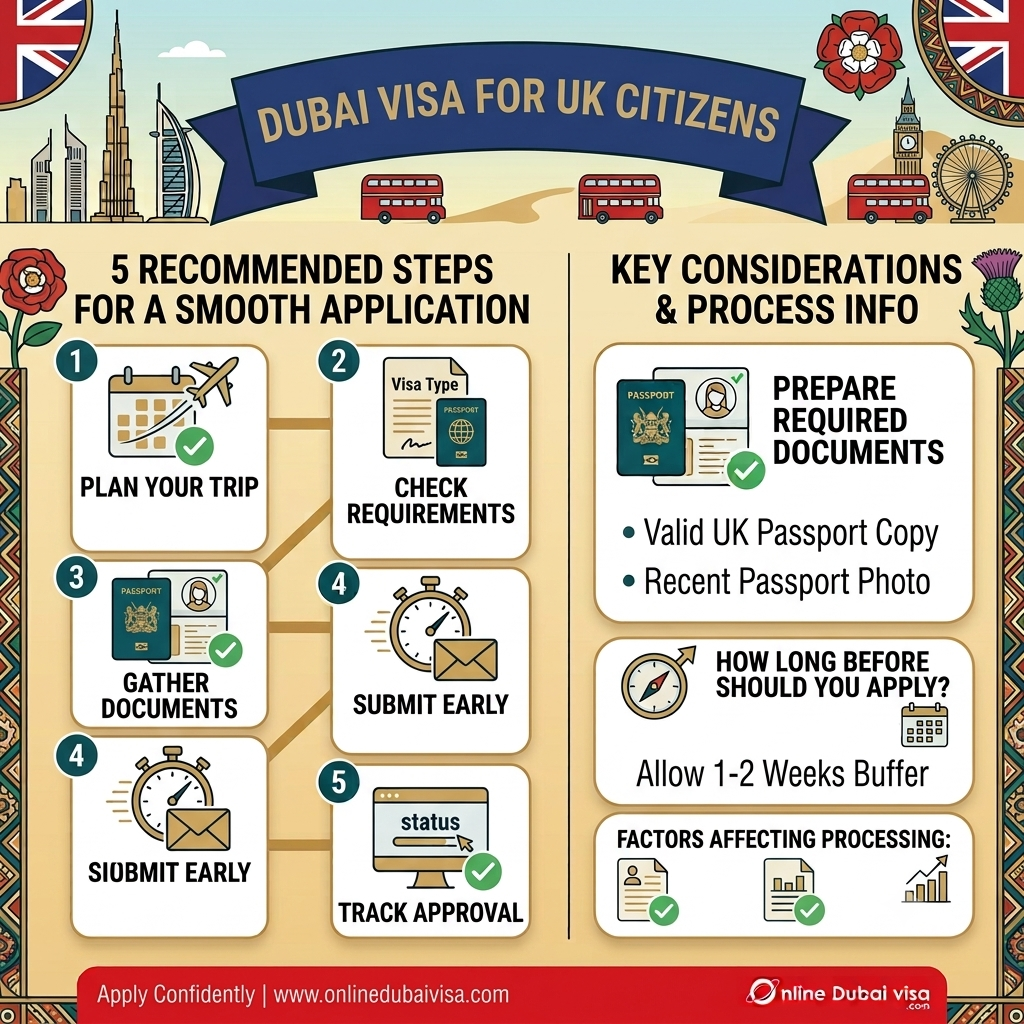  How Early Should UK Citizens Apply for a Dubai Visa?