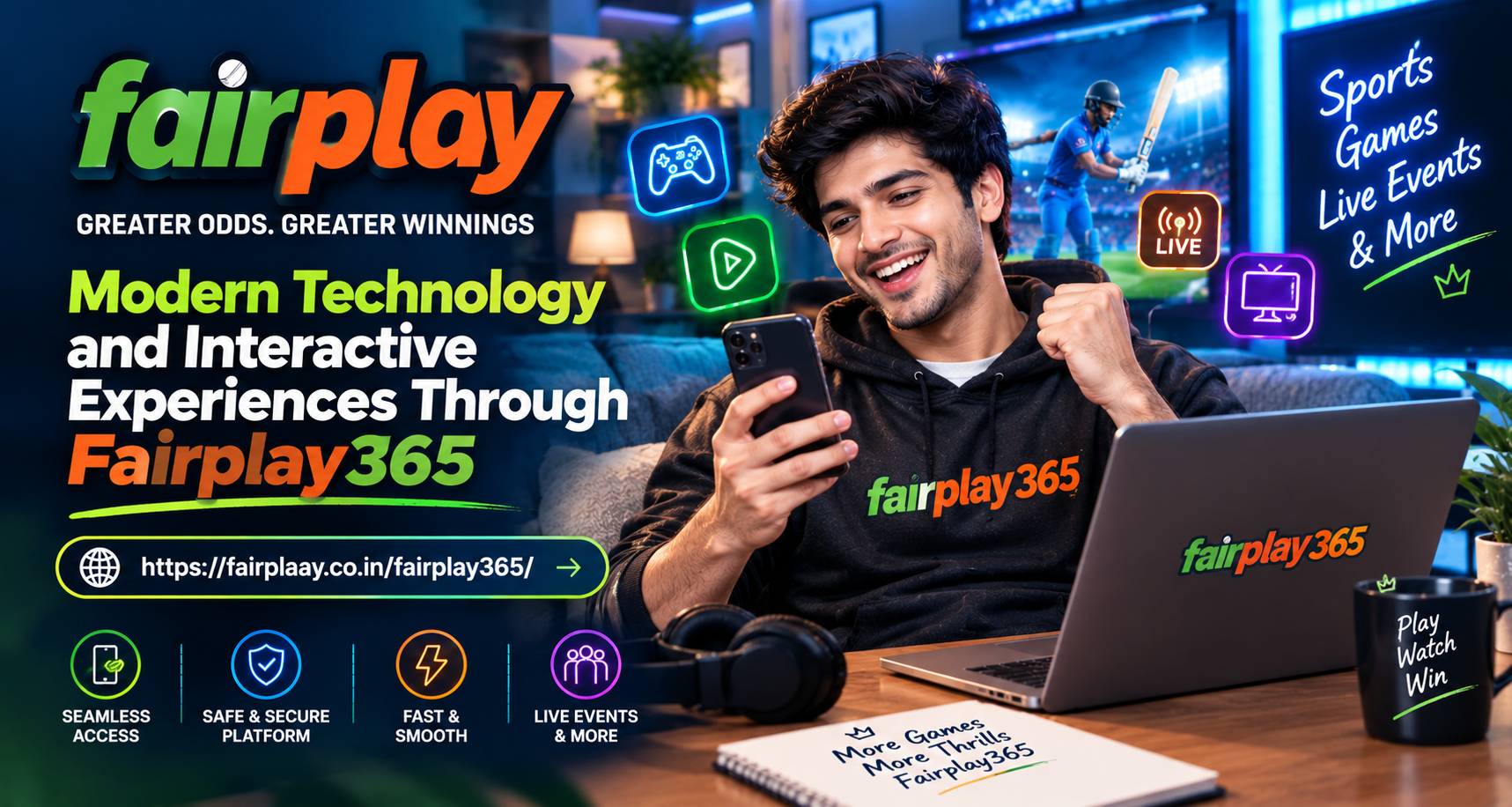  Fairplay365  Modern Technology & Interactive Sports Experience