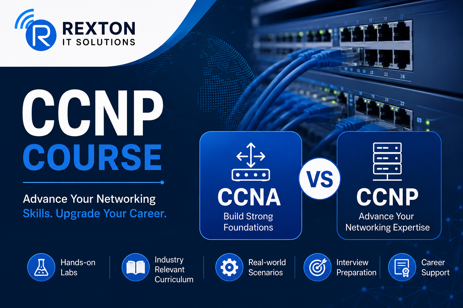  CCNP Course in Noida – Advanced Networking Training
