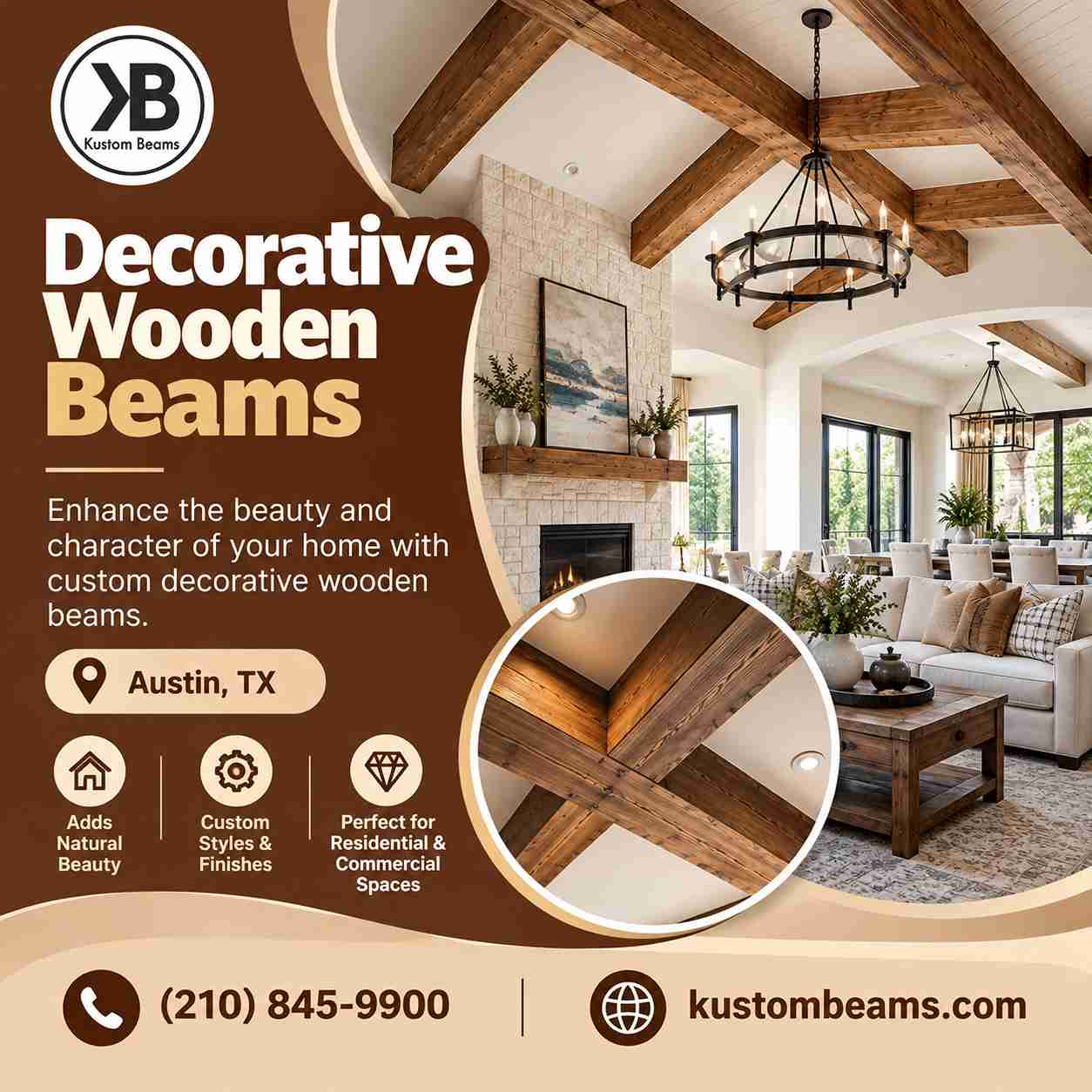  Decorative Wooden Beams in Austin
