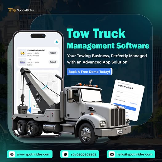  Build Your On-Demand Tow Truck Business with SpotnRides