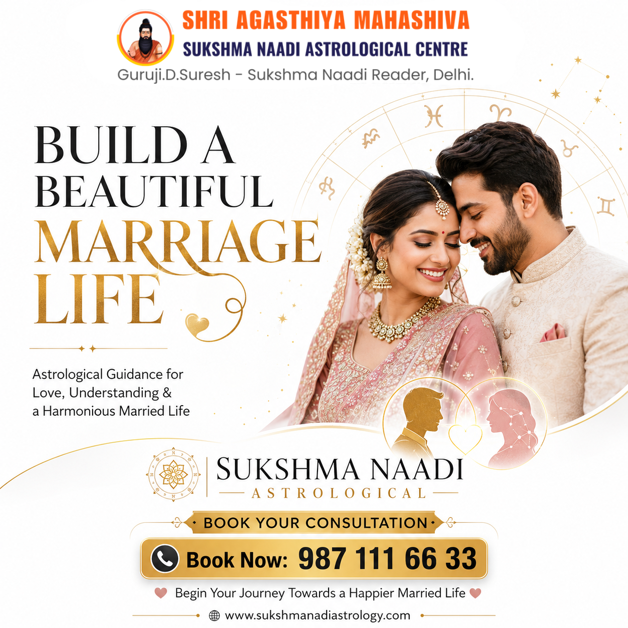  Build a Beautiful Marriage Life – Sukshma Naadi Astrological Consultation