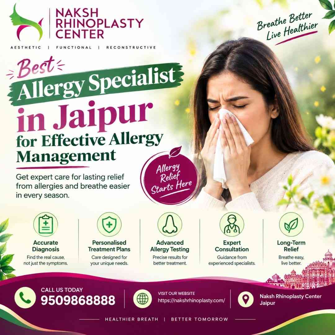  Best Allergy Specialist in Jaipur for Effective Allergy Management