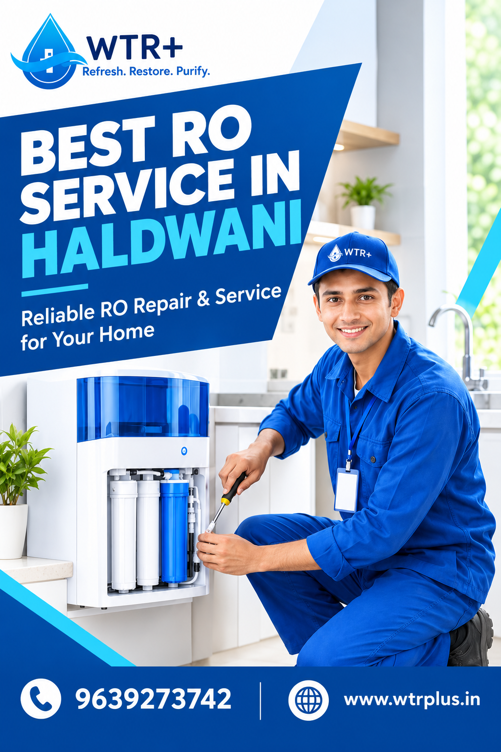  Best RO Service in Haldwani for Repair & Installation | WTR+
