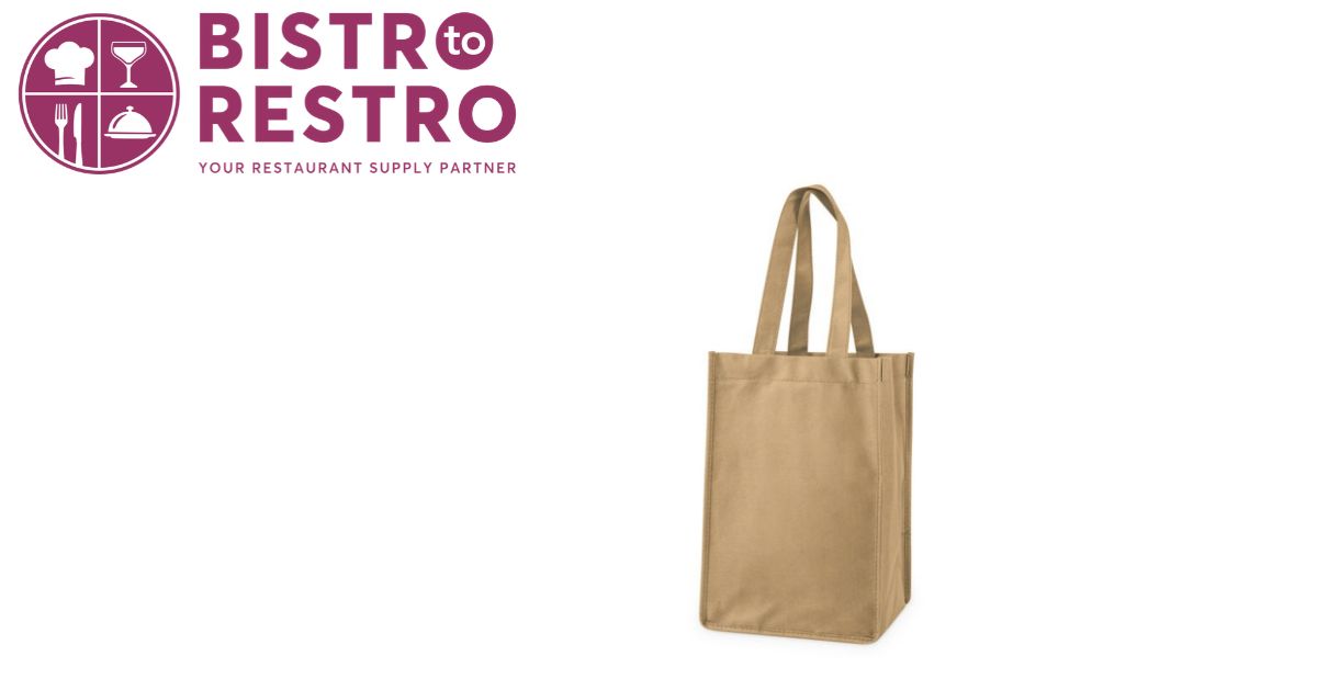  Ture 842094170999 4 Bottle Non Woven Tote In Beige