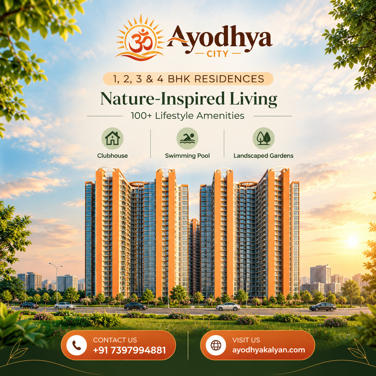  Ayodhya Kalyan | Divinely Blessed 1, 2, 3 & 4 BHK Flats