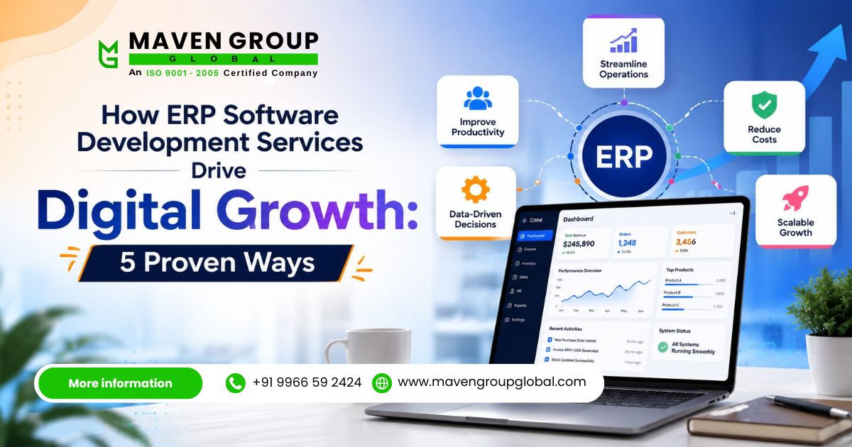  How ERP Software Development Services Drive Digital Growth: 5 Proven Ways