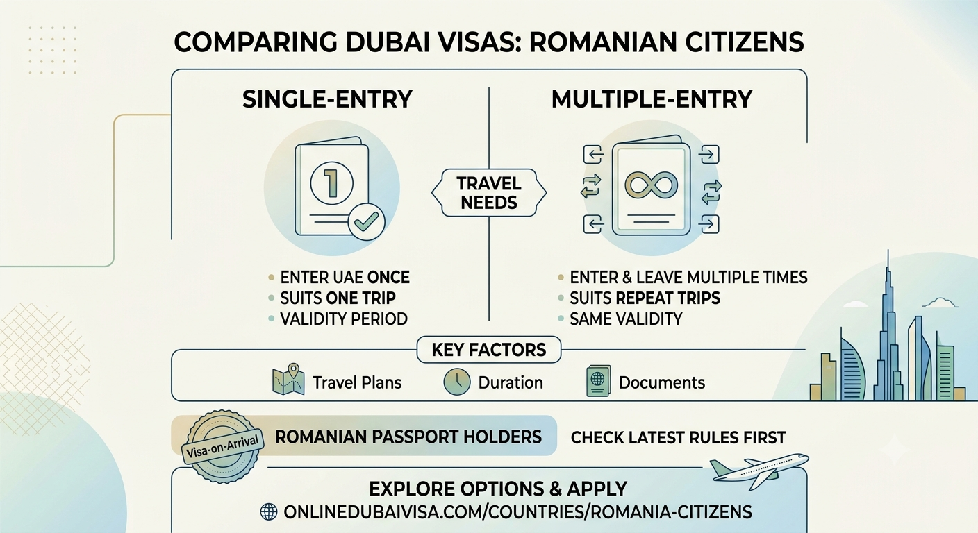  Single-Entry vs. Multiple-Entry Dubai Visa for Romanian Citizens