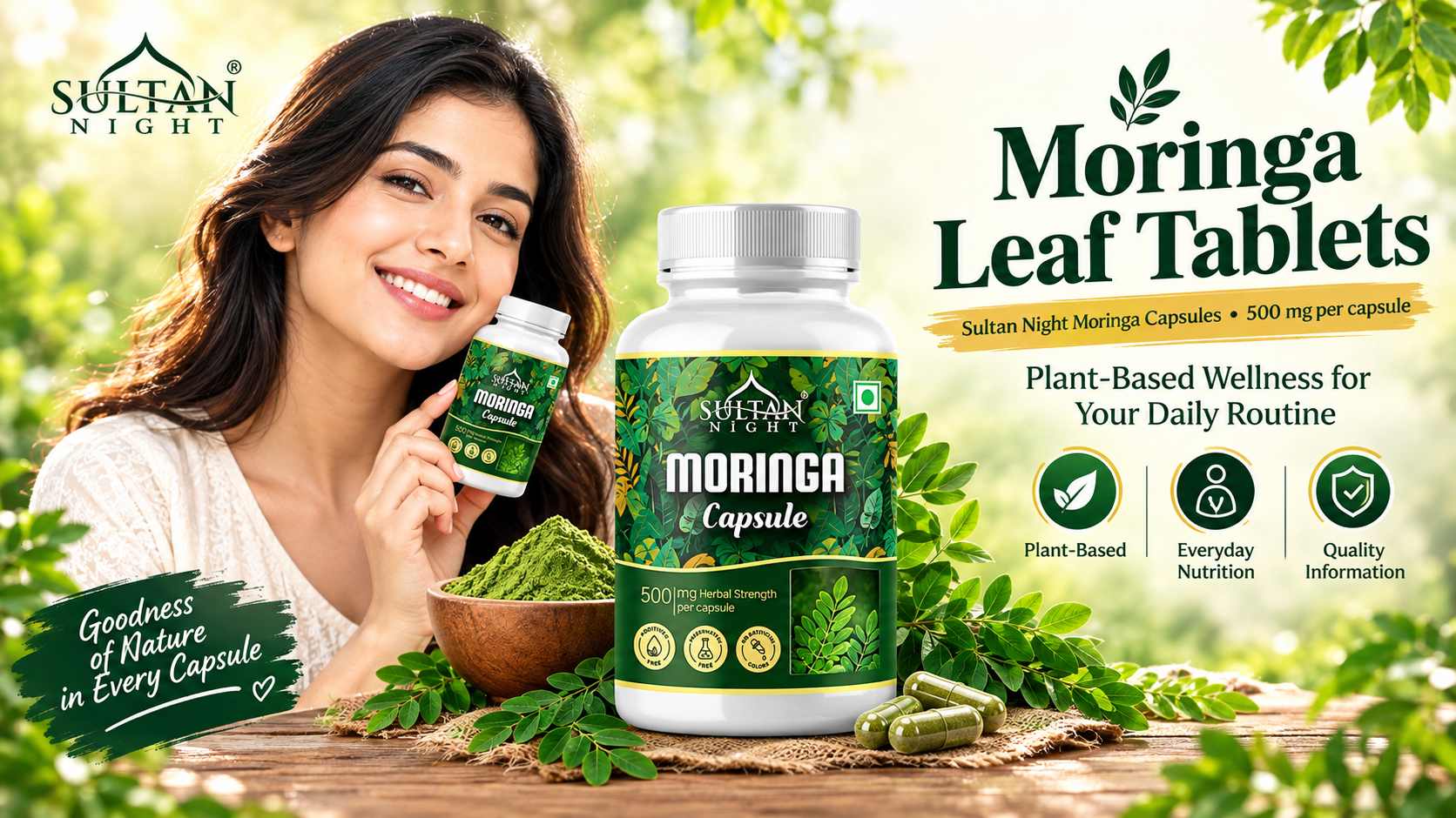  Looking for Moringa Leaf Tablets? Explore Your Daily Wellness Options with Sultan Nights