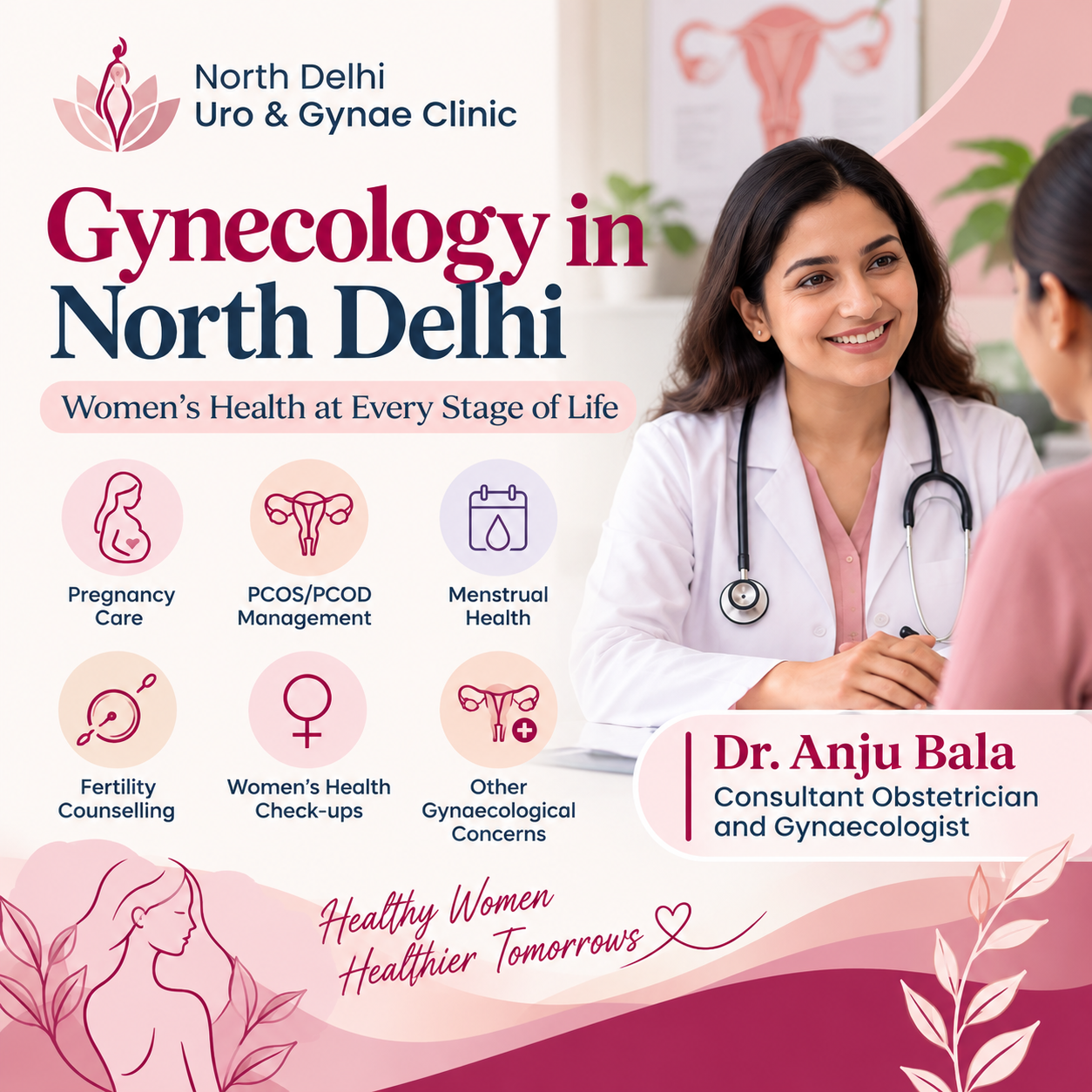  Gynecology in North Delhi – Women's Healthcare by Dr. Anju Bala