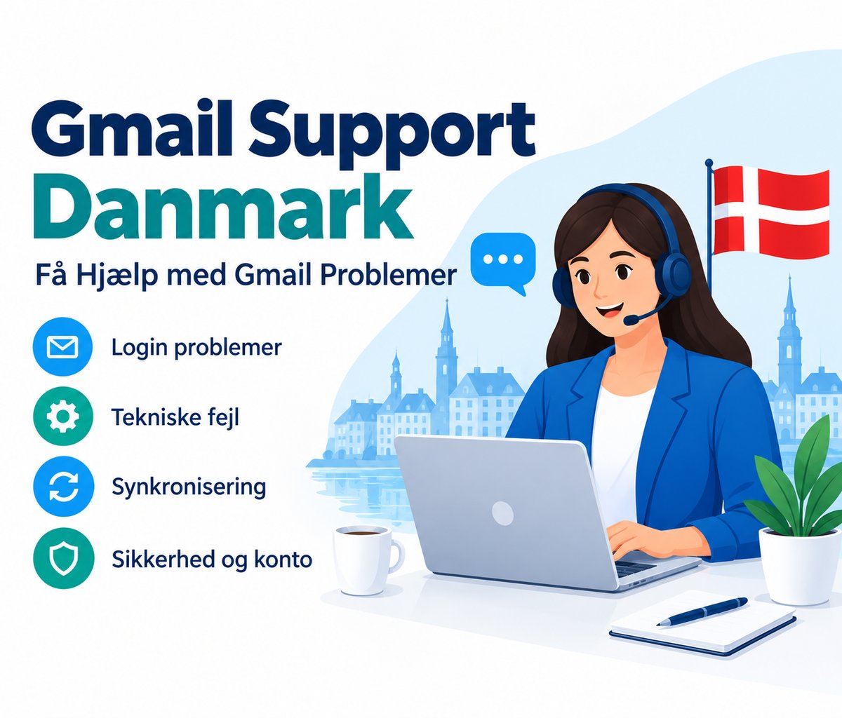  Gmail Support Danmark – Hjælp til Login og Konto