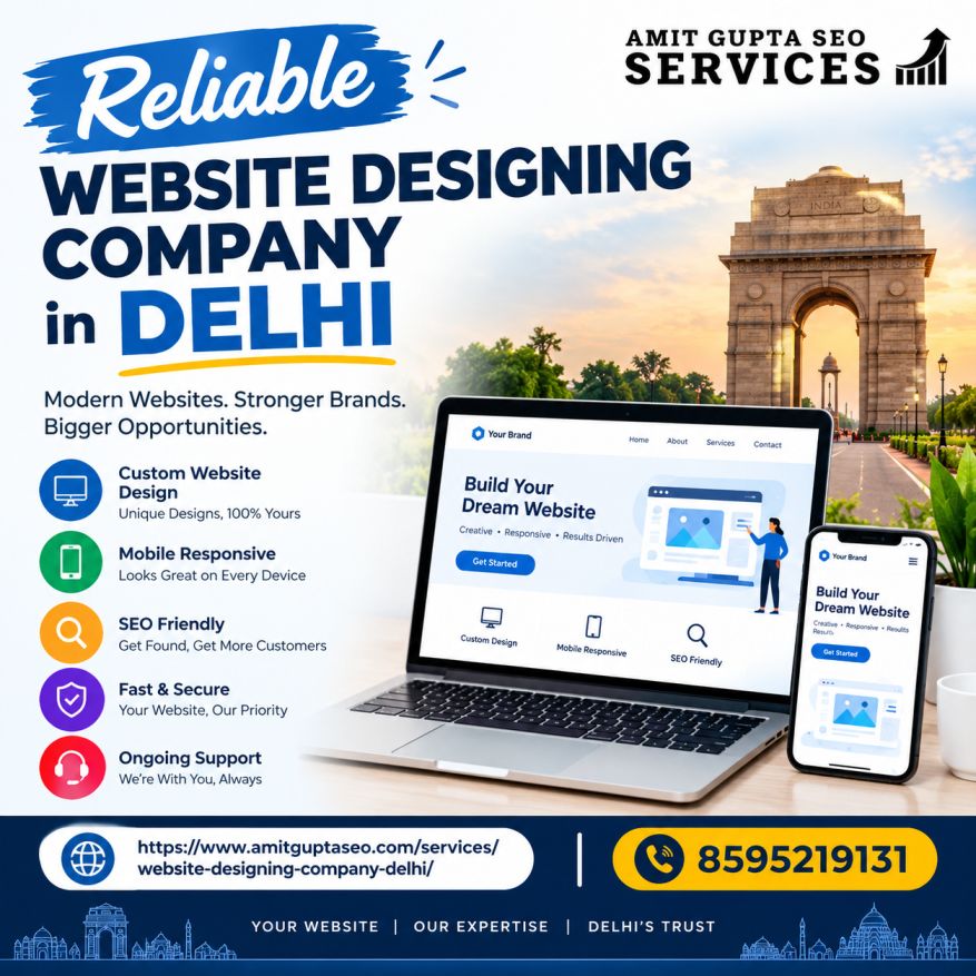  Professional Website Designing Company in Delhi