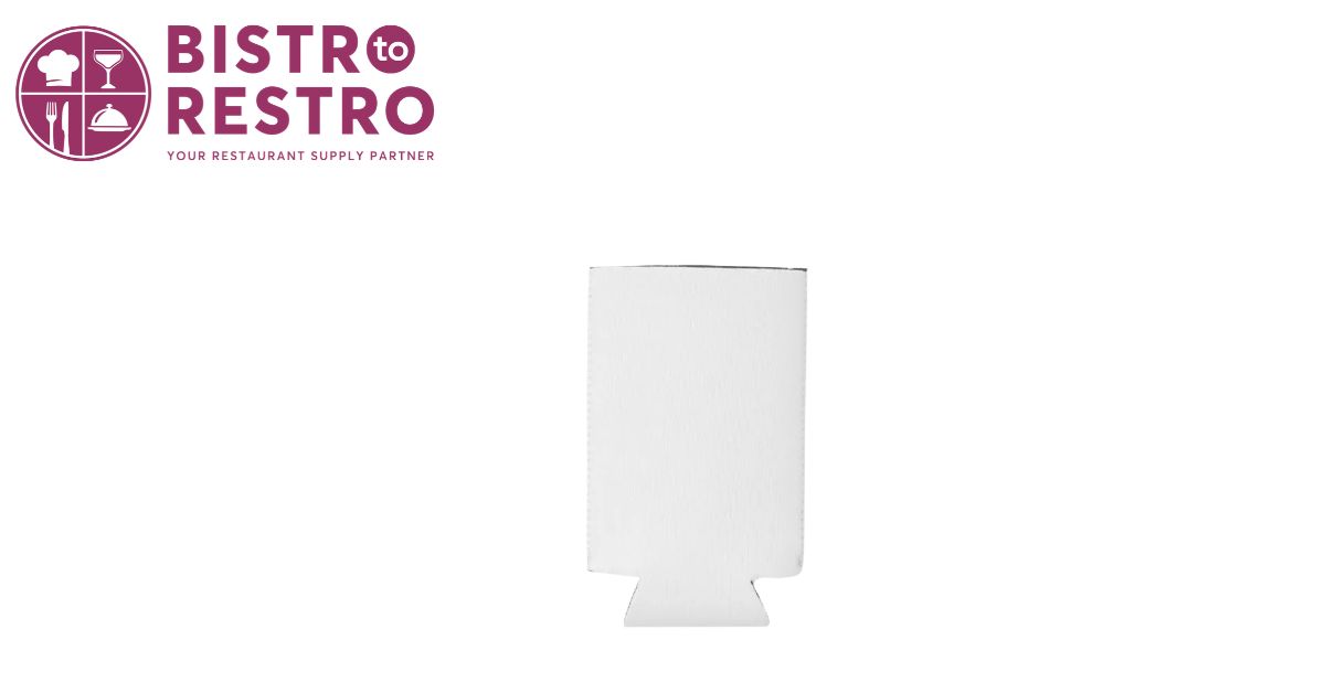  White Slim Can Sleeve for Beverage Cans