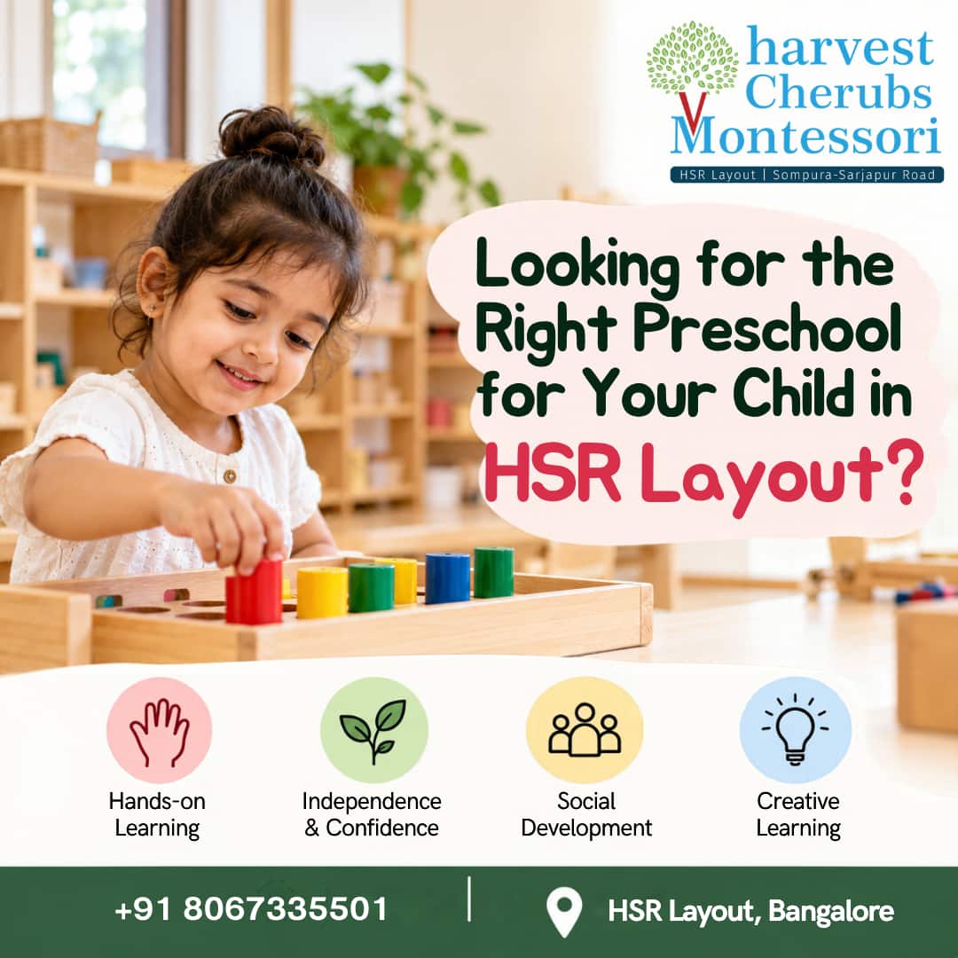  Montessori Preschool in HSR Layout, Bangalore