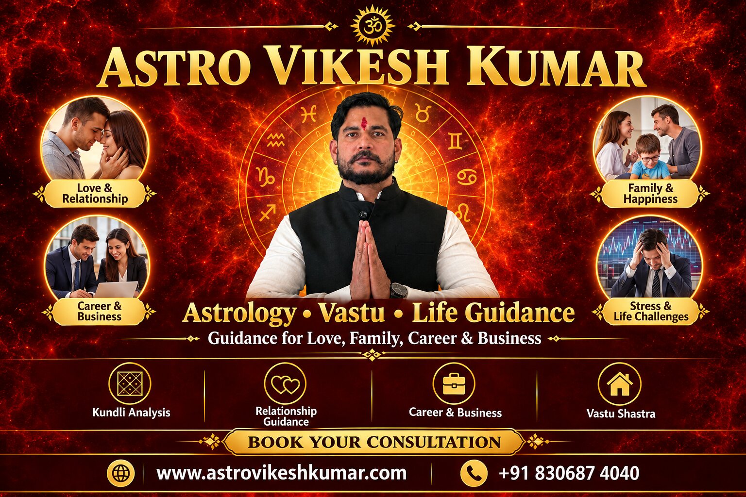  Astrologer in Delhi | Astro Vikesh Kumar
