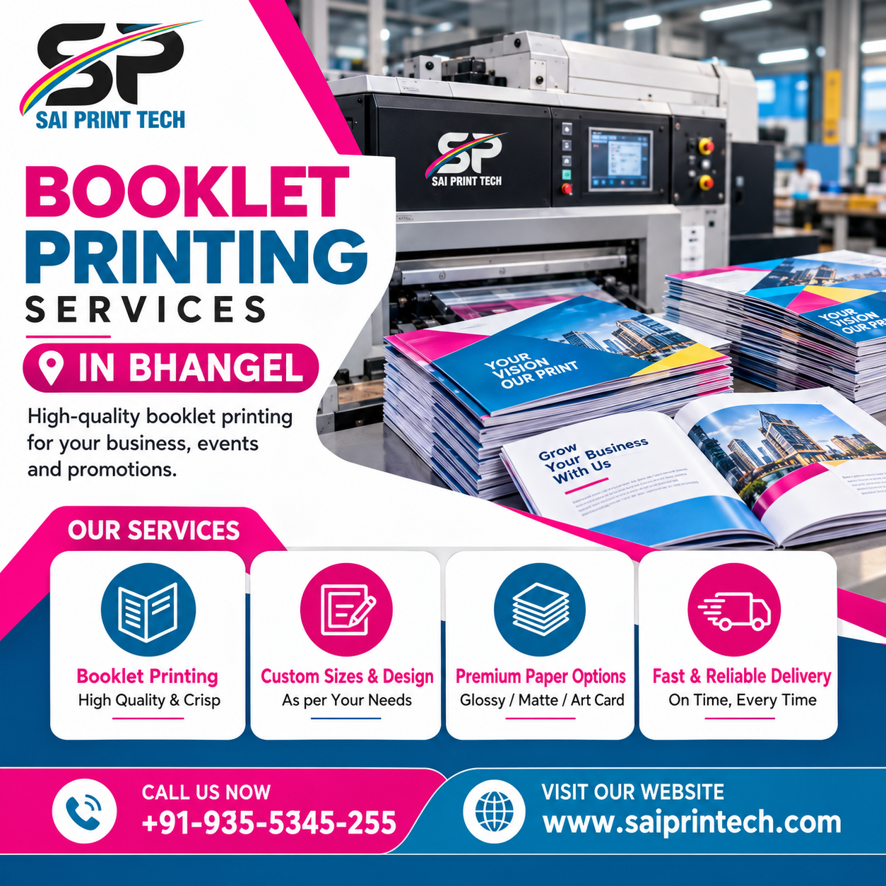  Booklet Printing Services in Bhangel for Business Needs