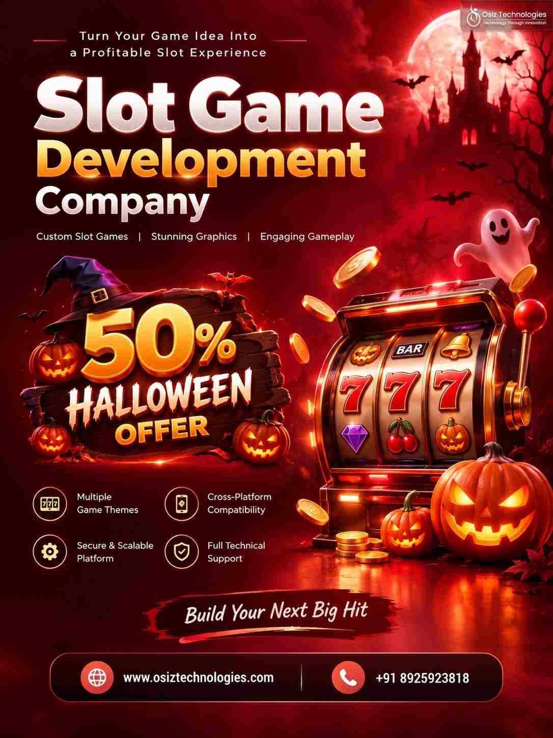  Spin Your Slot Game Idea into Reality This Halloween - Get 50% OFF!