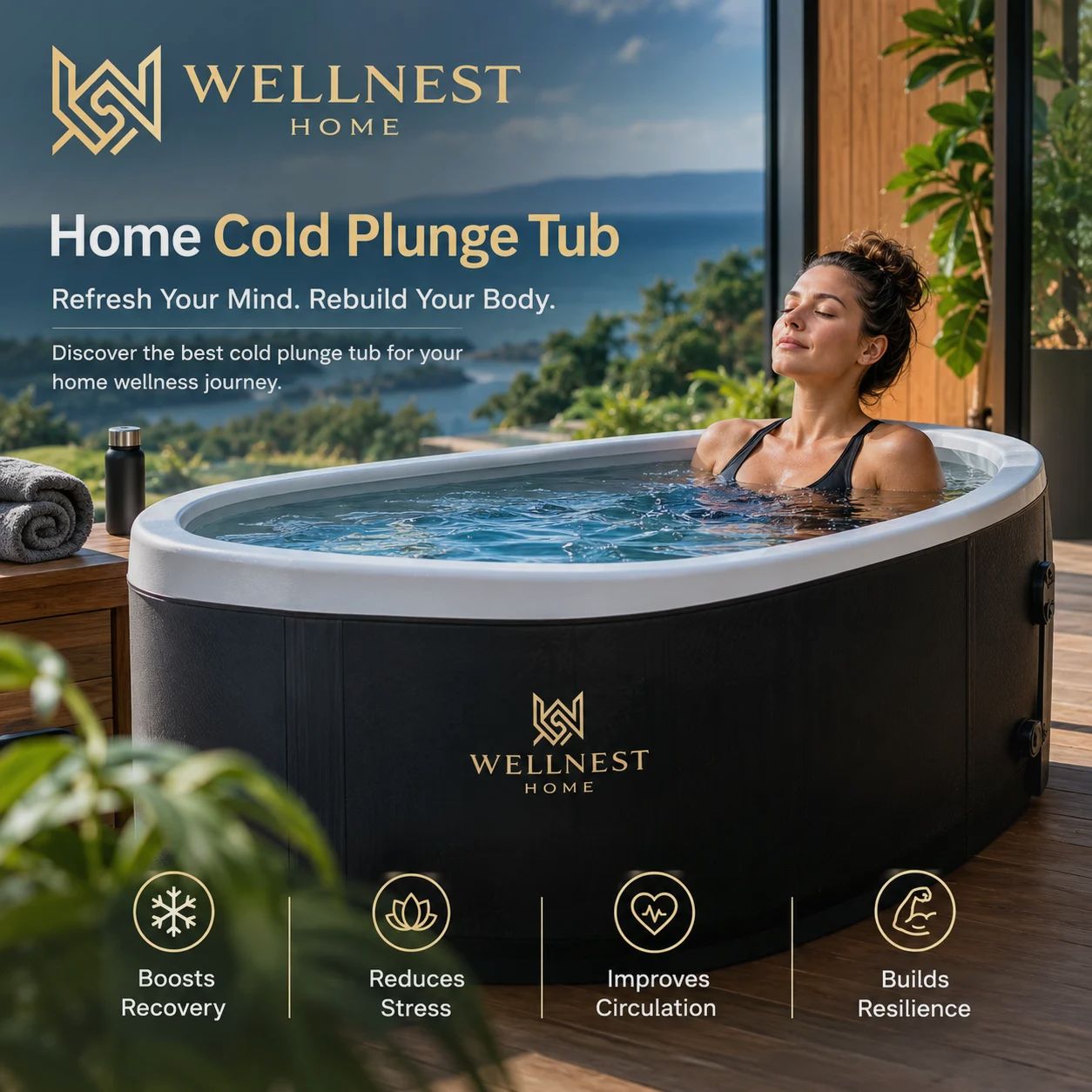  Home Cold Plunge Tub – Find the Best Cold Plunge Tub | WellNest Home