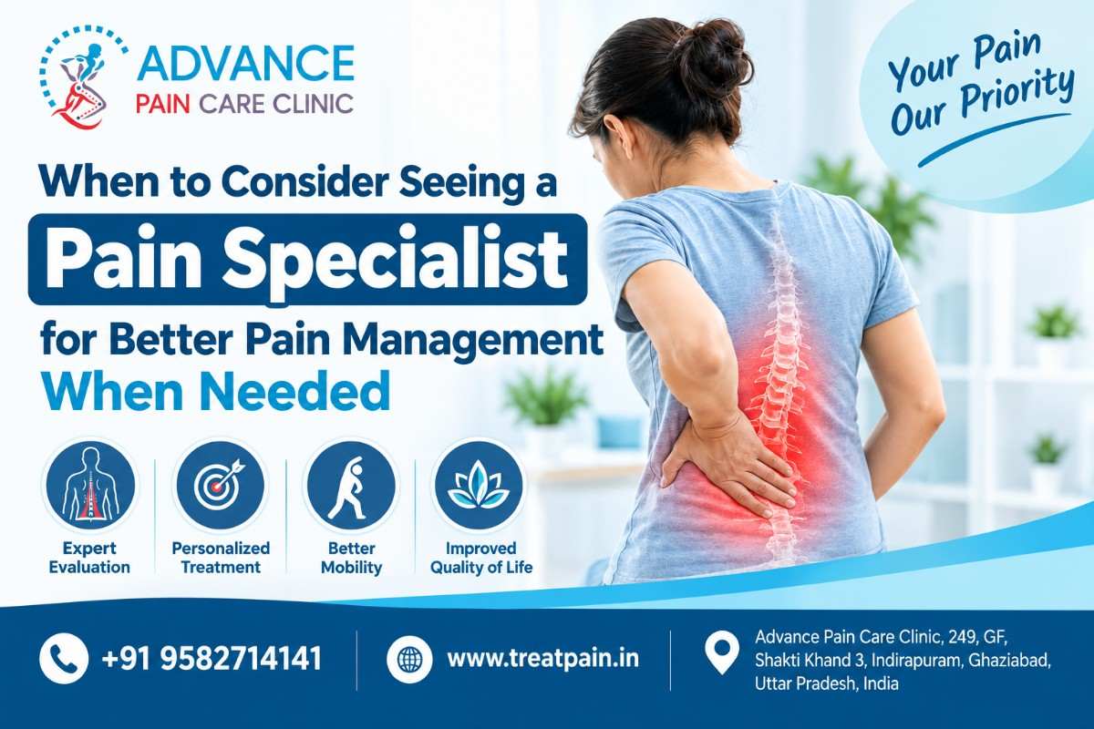  How a Pain Specialist in Ghaziabad Assesses Ongoing Discomfort