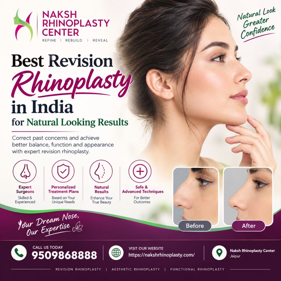  Best Revision Rhinoplasty in India for Natural Looking Results
