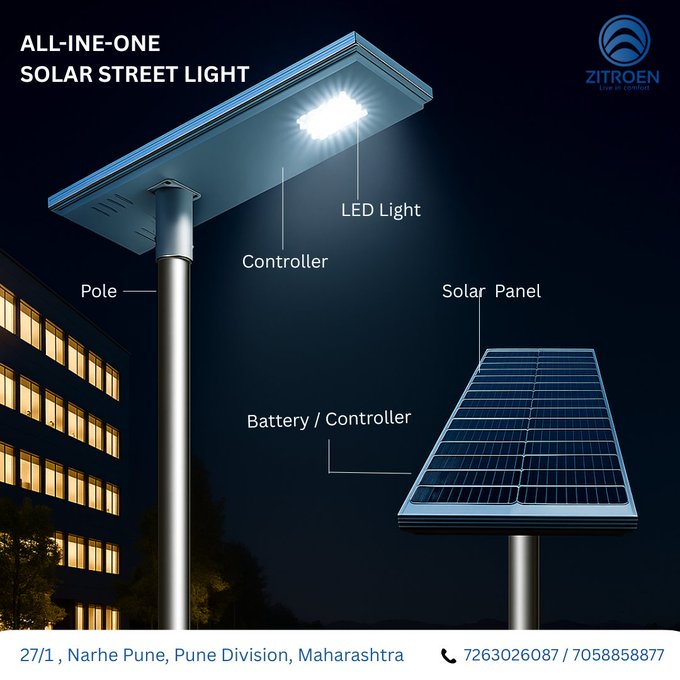  All-in-One Solar Street Lights in Maharashtra
