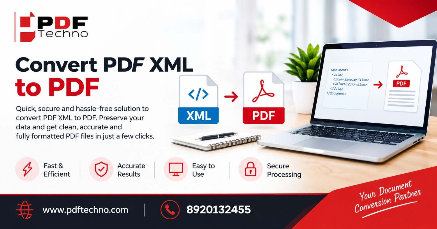  Convert PDF XML to PDF with a Simple Online Tool