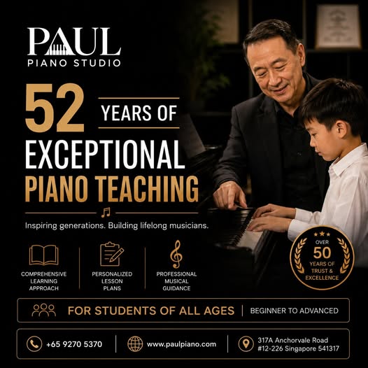  Piano Lessons for Beginners in Singapore