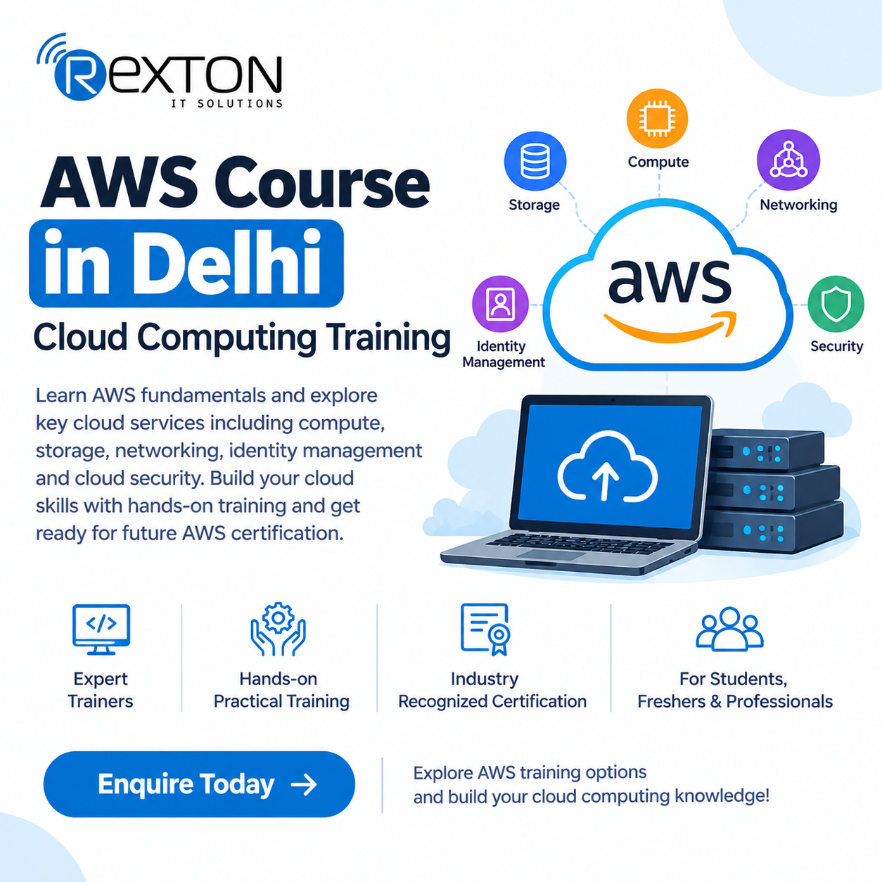  AWS Course in Delhi – Cloud Computing Training