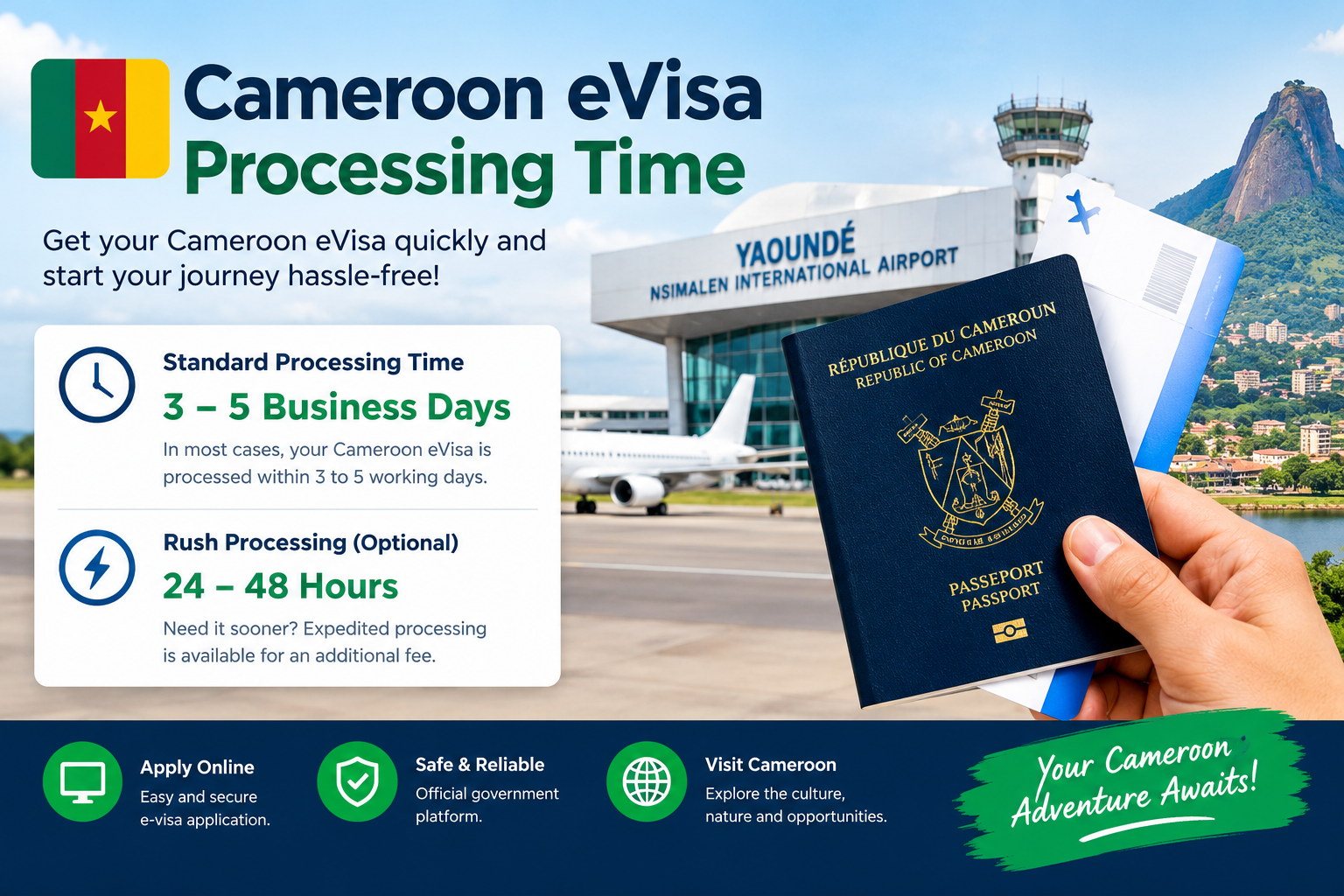  Cameroon eVisa Processing Time – Application Guide & Travel Assistance
