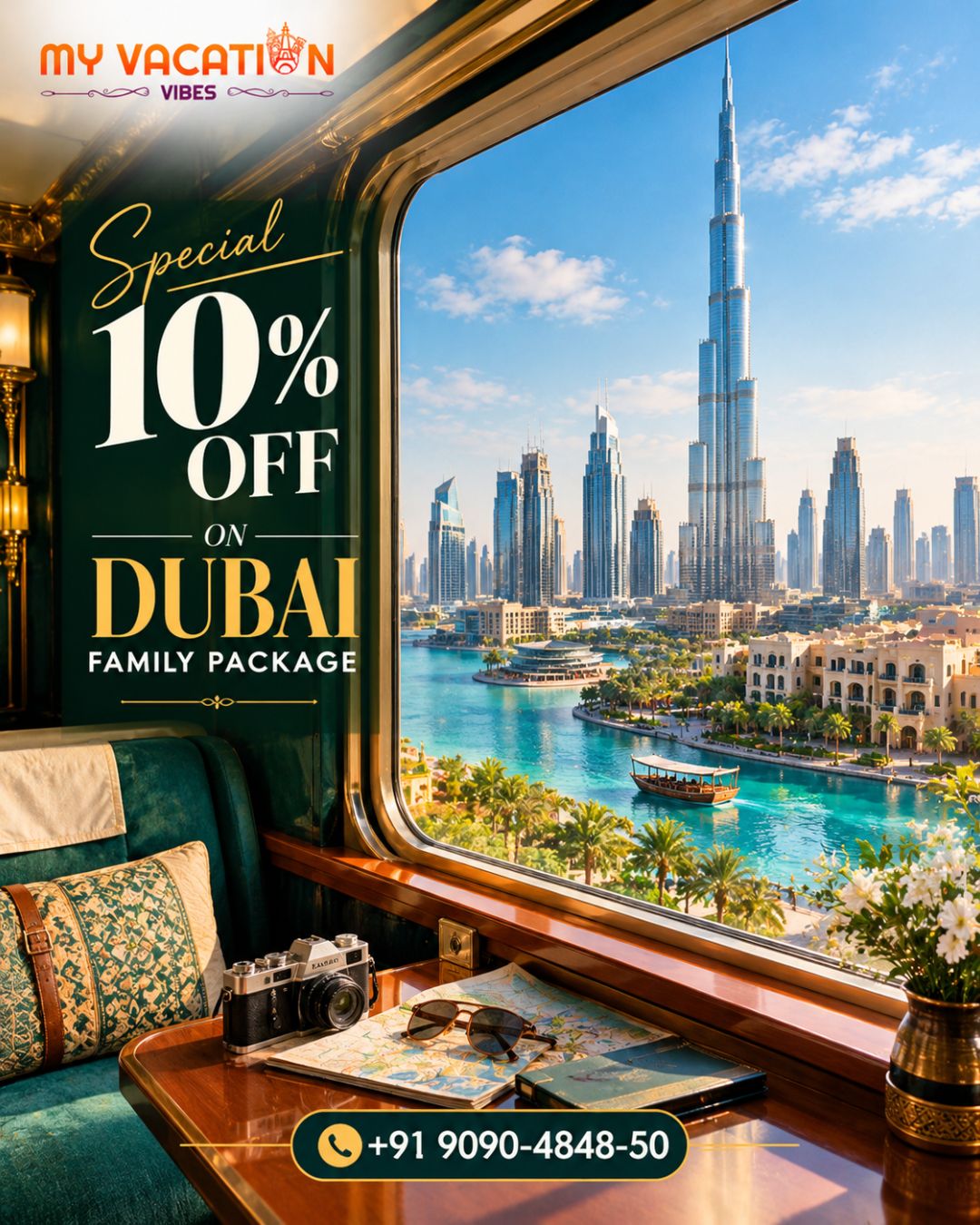  Special 10% OFF on Dubai Family Package – +91 9090-4848-50