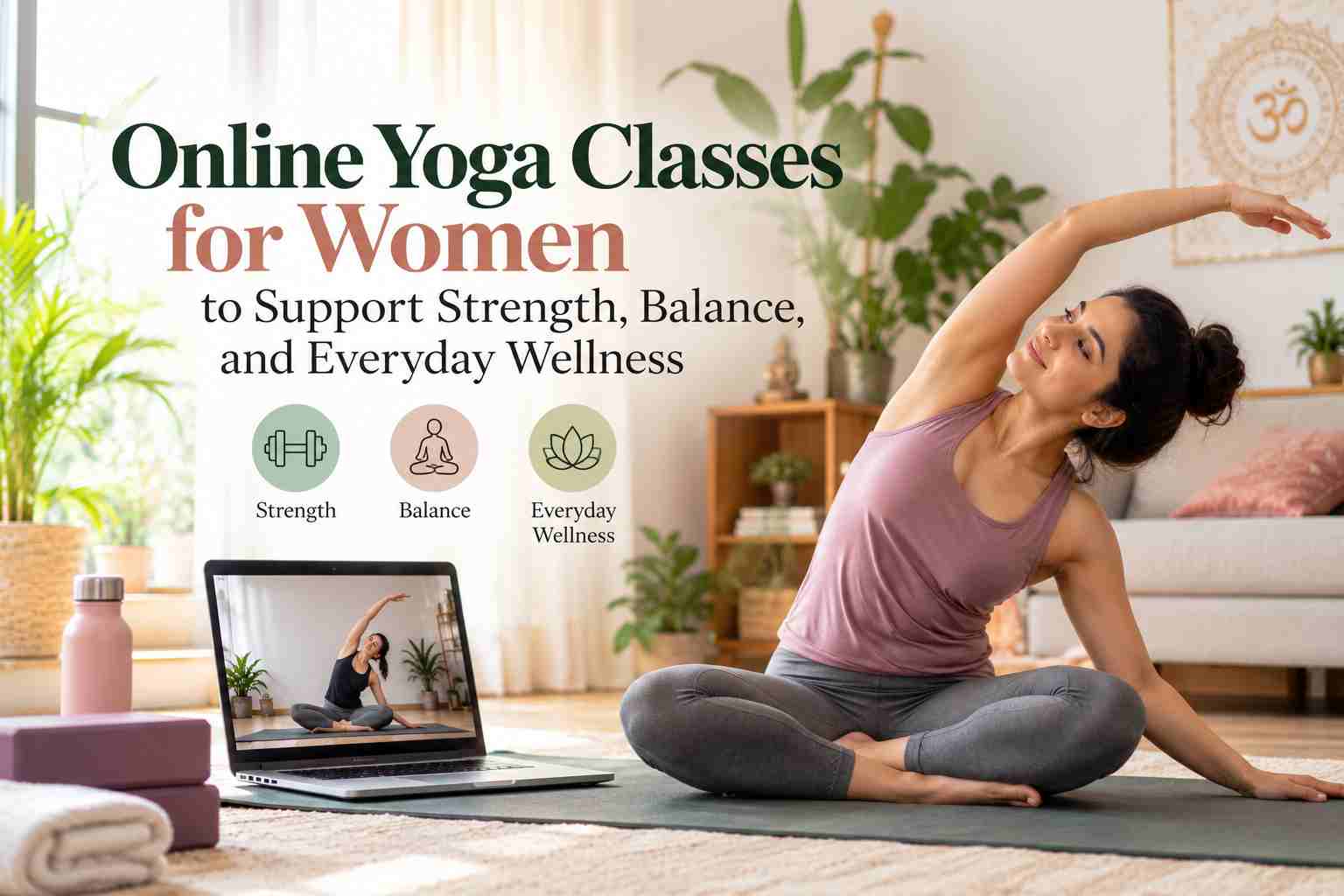  Online Yoga Classes for Women to Support Strength, Balance, and Everyday Wellness