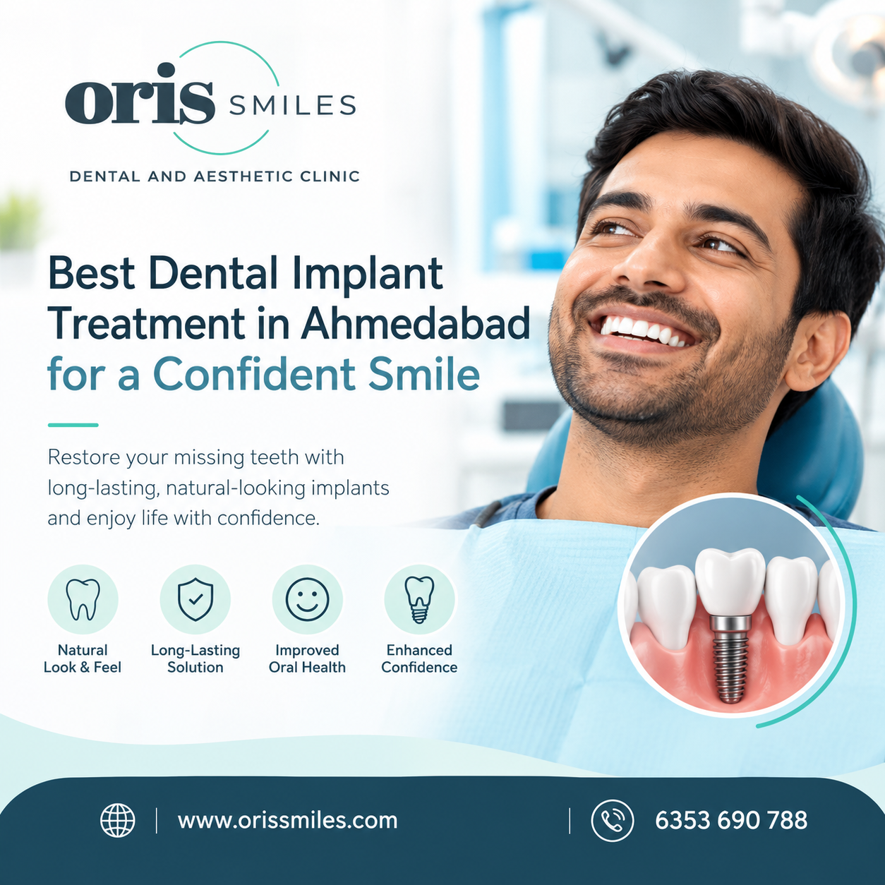  Best Dental Implant Treatment in Ahmedabad for a Confident Smile