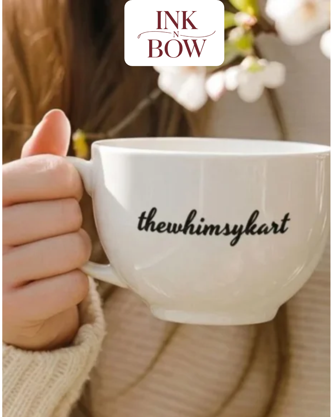  Personalized White Couple Cup Set for Coffee Partners - Ink N Bow