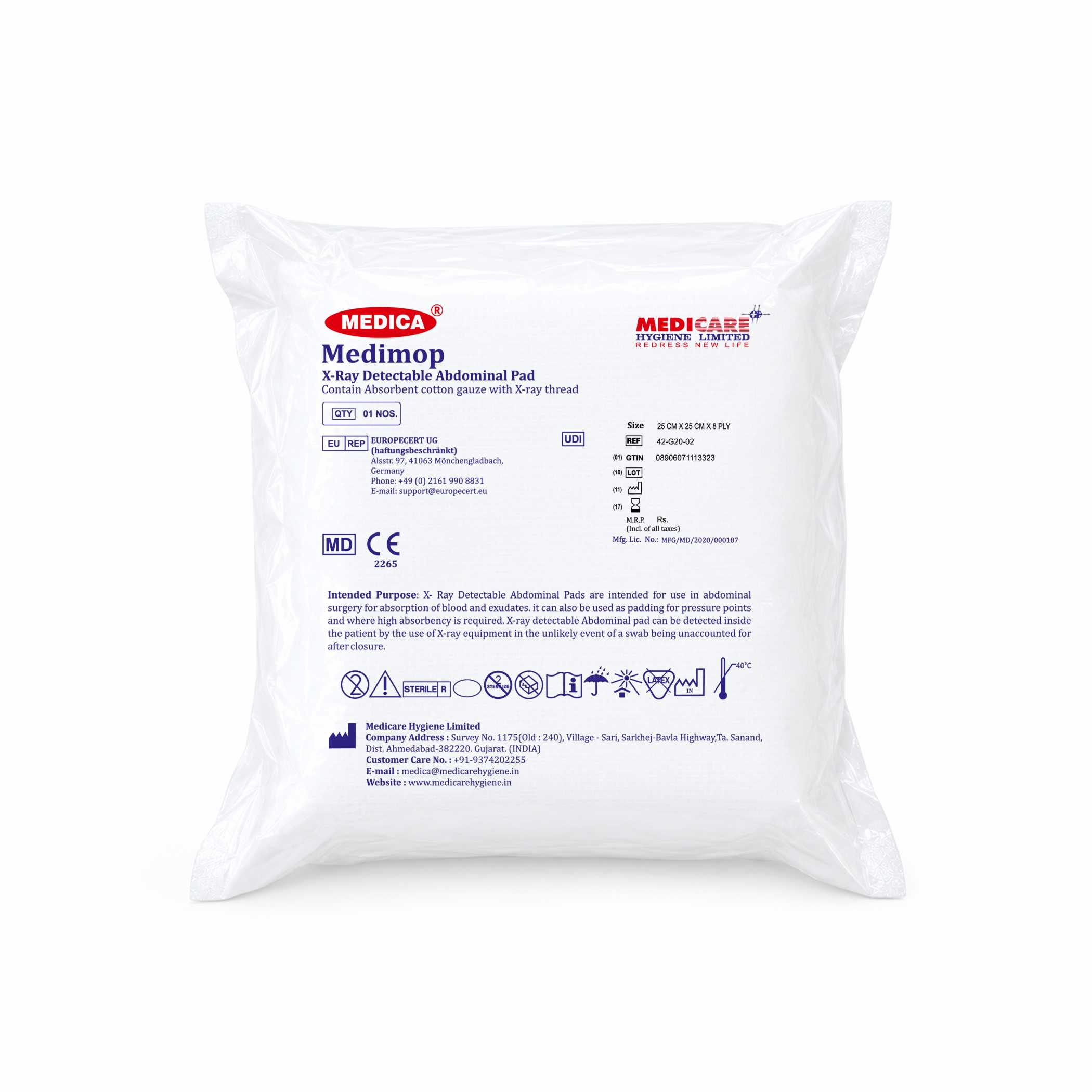  Buy Medimop Laparotomy Mop in Bulk – CE MDR Certified Surgical Mop – Medicare Hygiene Limited