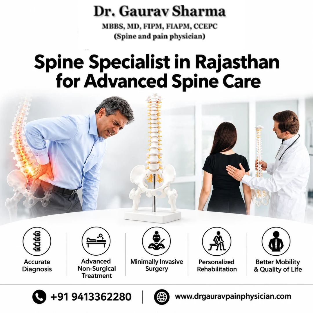  Spine Specialist in Rajasthan for Advanced Spine Care