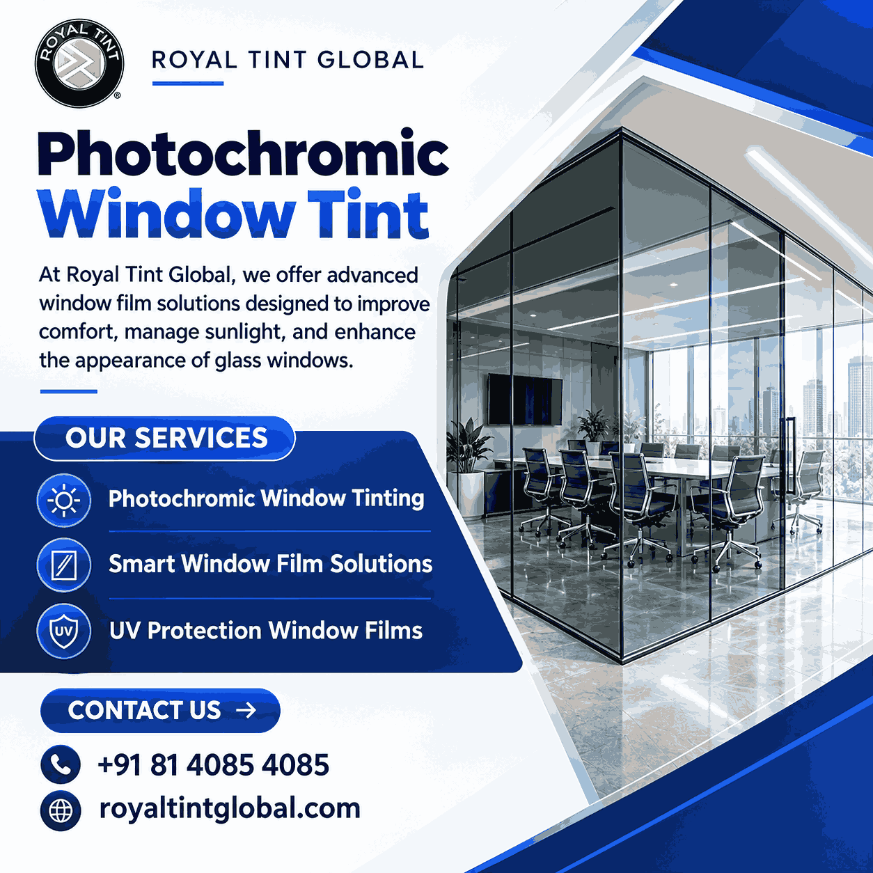  Photochromic Window Tint for Homes and Offices