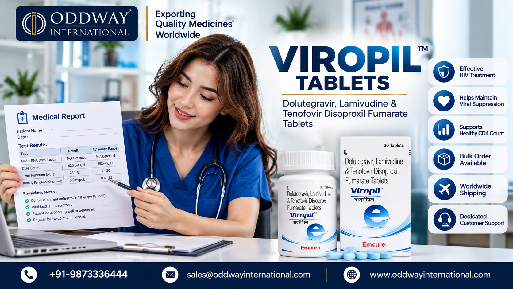  Viropil Tablet Price and Availability for USA Buyers - Oddway