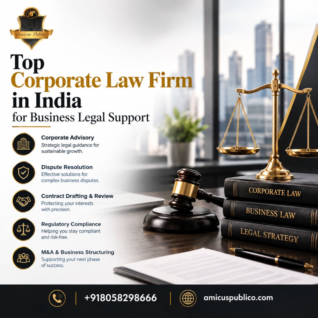  Top Corporate Law Firm in India for Business Legal Support