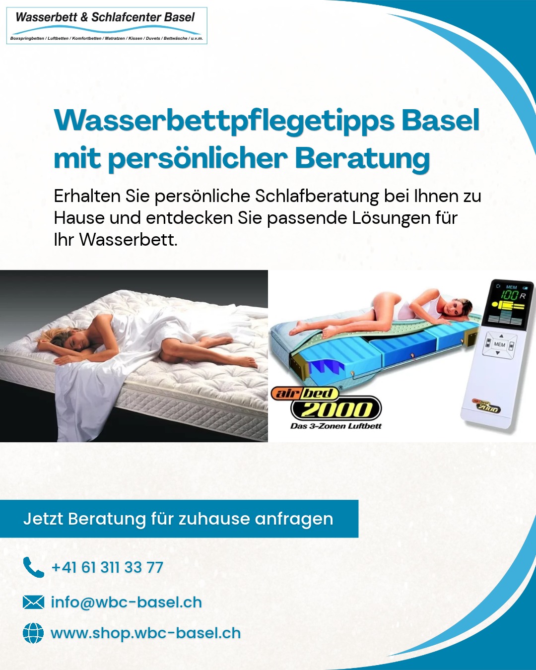  Wasserbettpflegetipps Basel – Für Hygiene und Schlafkomfort