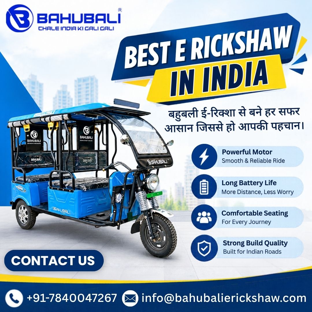  Best E Rickshaw in India