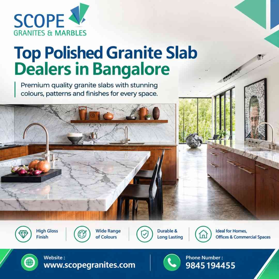  Top polished granite slab dealers in Bangalore