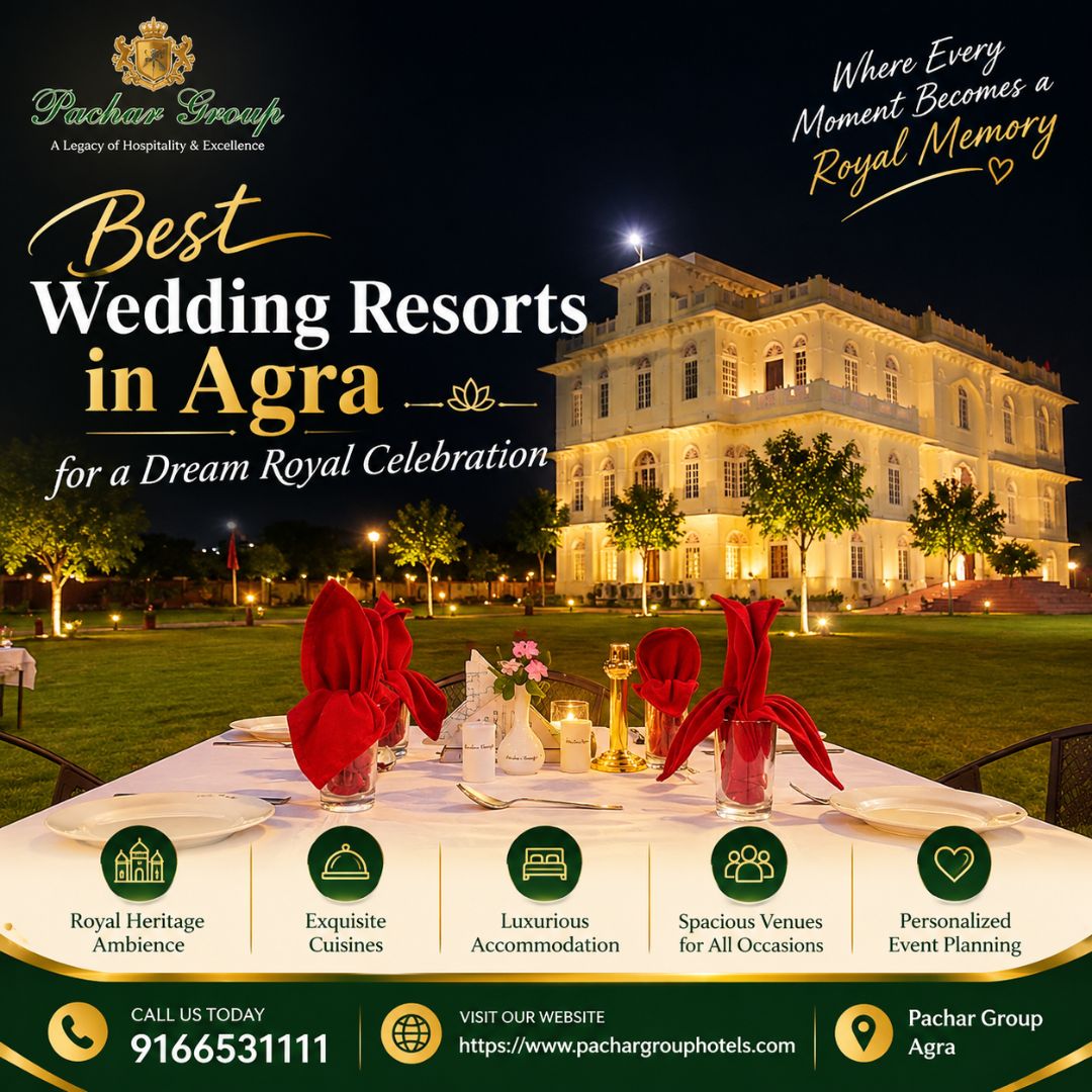  Best Wedding Resorts in Agra for a Dream Royal Celebration