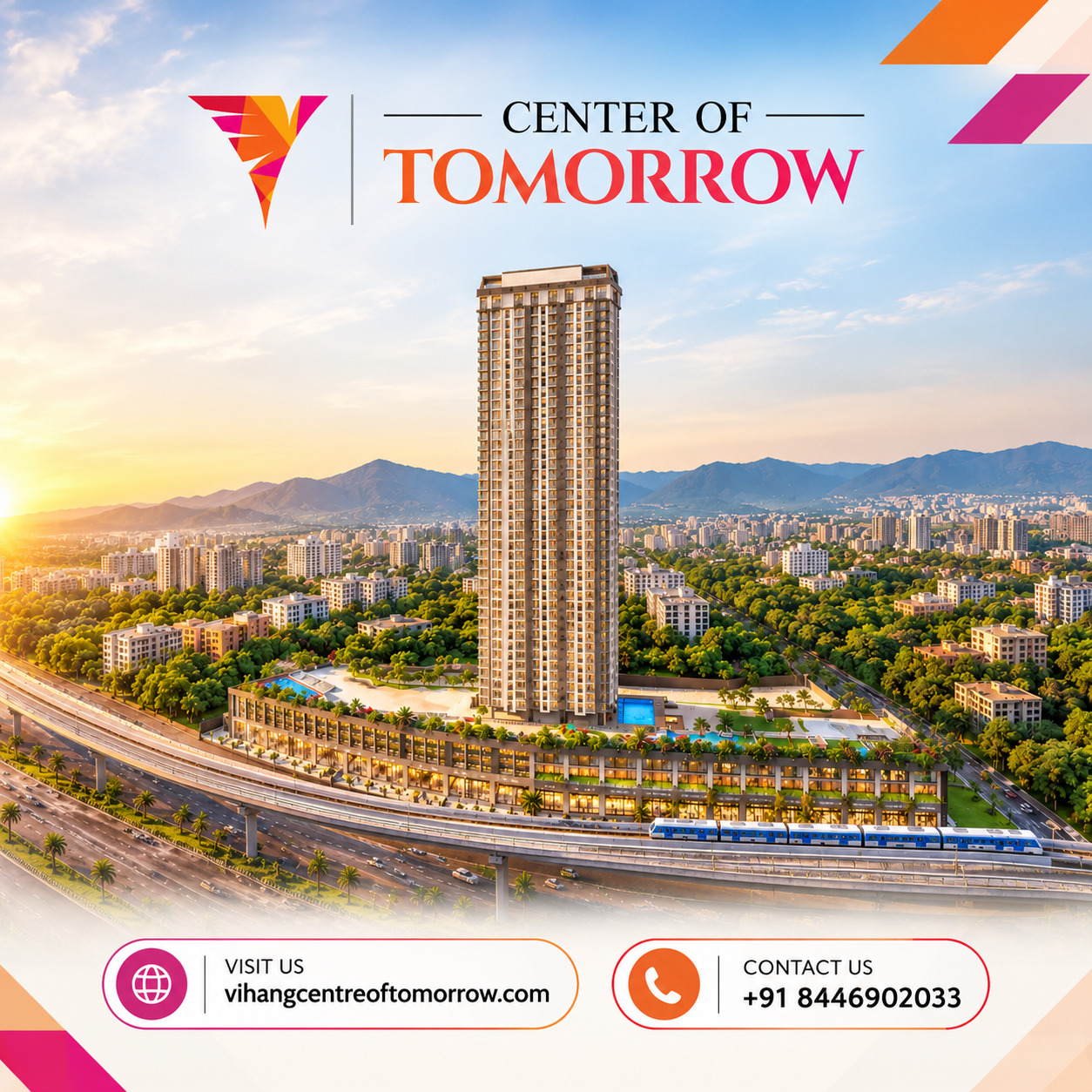  Vihang Centre Of Tomorrow Thane - 1, 2 & 2.5 BHK Flats